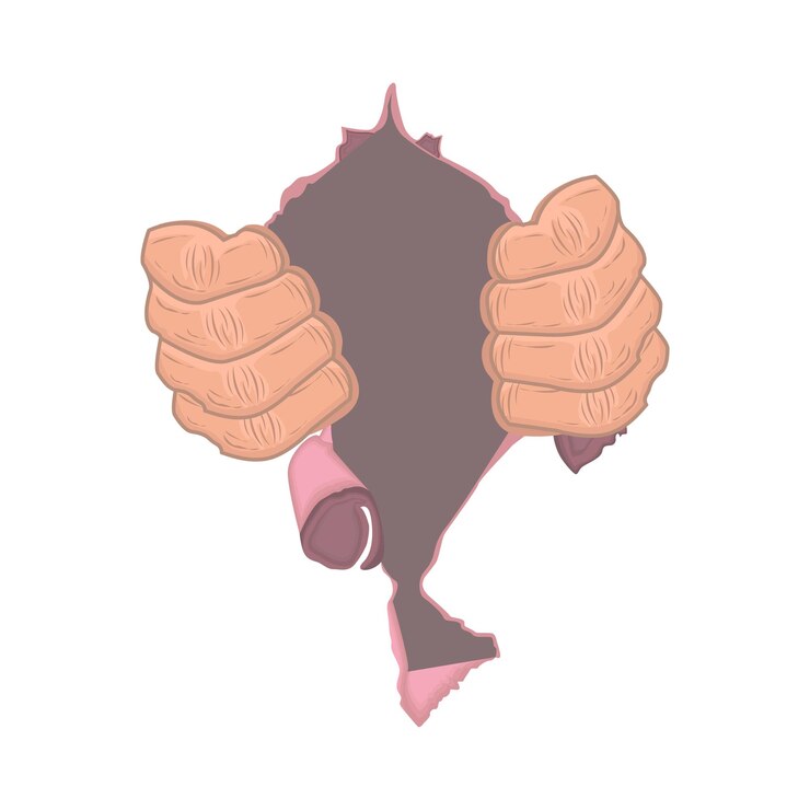 Vector ilustración de papel rasgado