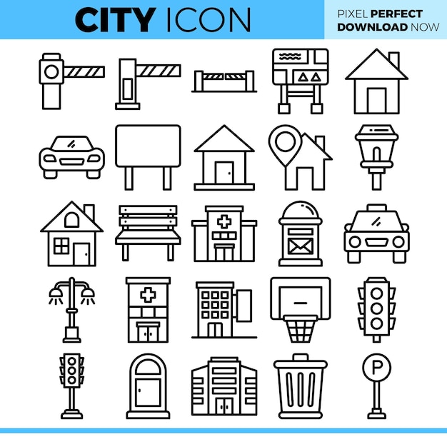 Ilustración del paquete de la ciudad