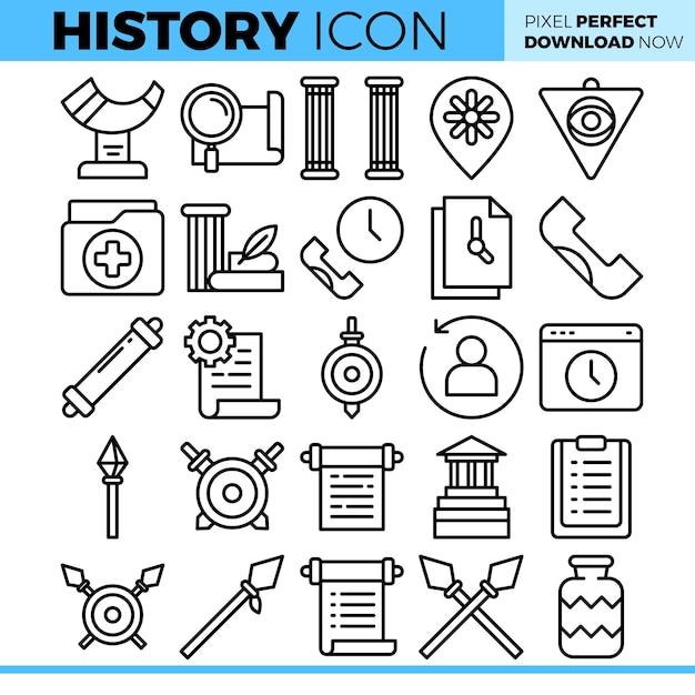 Ilustración del paquete de historia