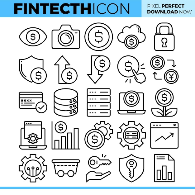 Ilustración del paquete de tecnología financiera