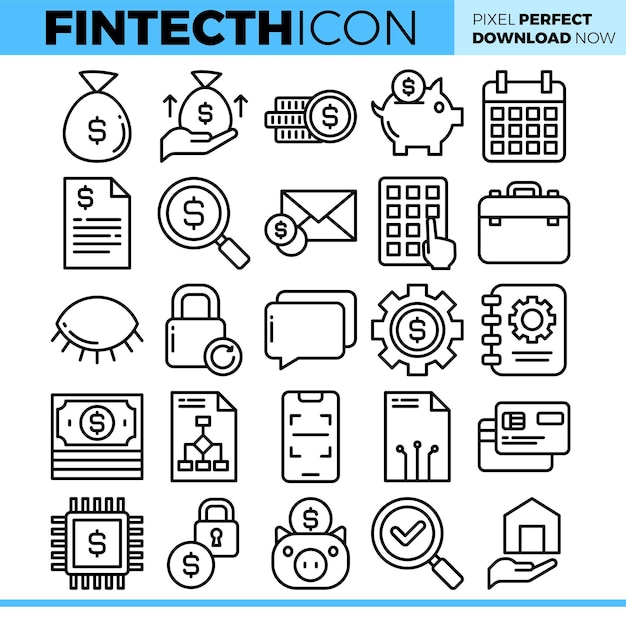 Ilustración del paquete de tecnología financiera