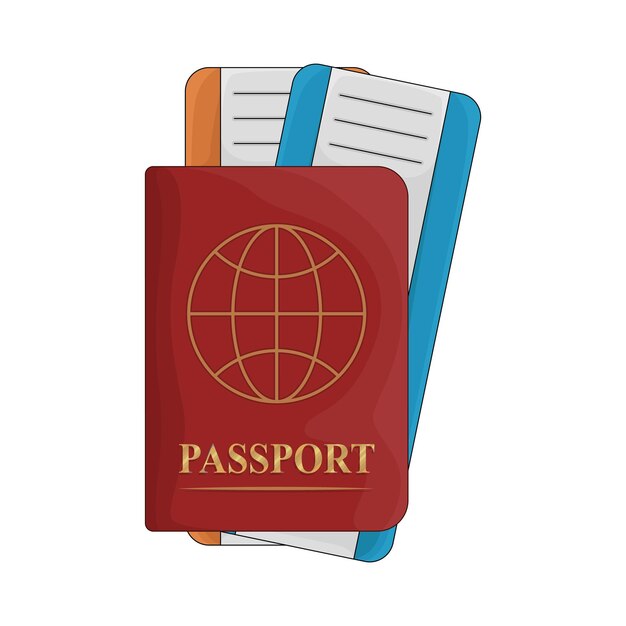 Ilustración del pasaporte