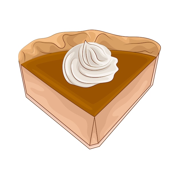 Ilustración de un pastel