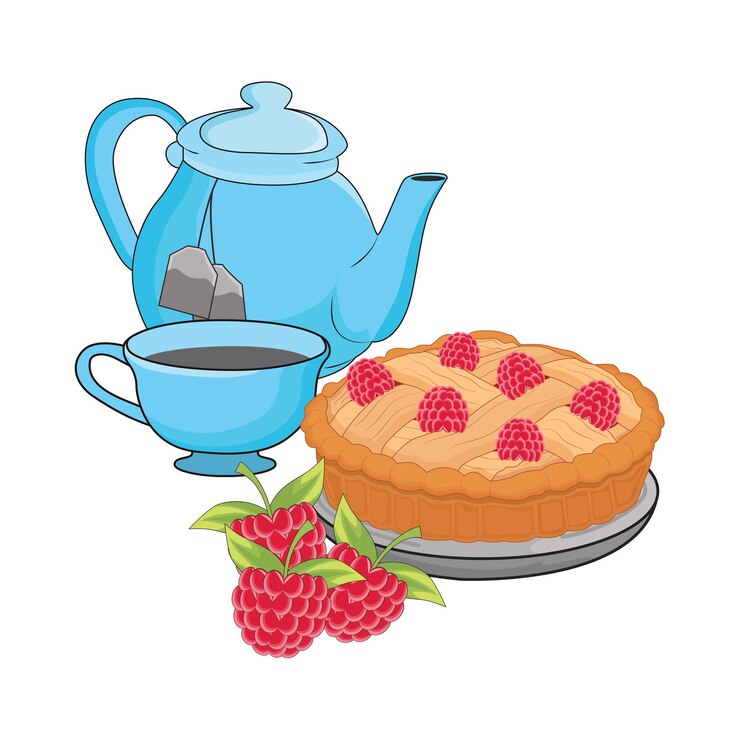 Vector ilustración de un pastel