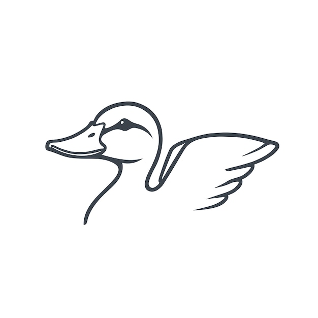 Ilustración de un pato que simboliza el diseño artístico