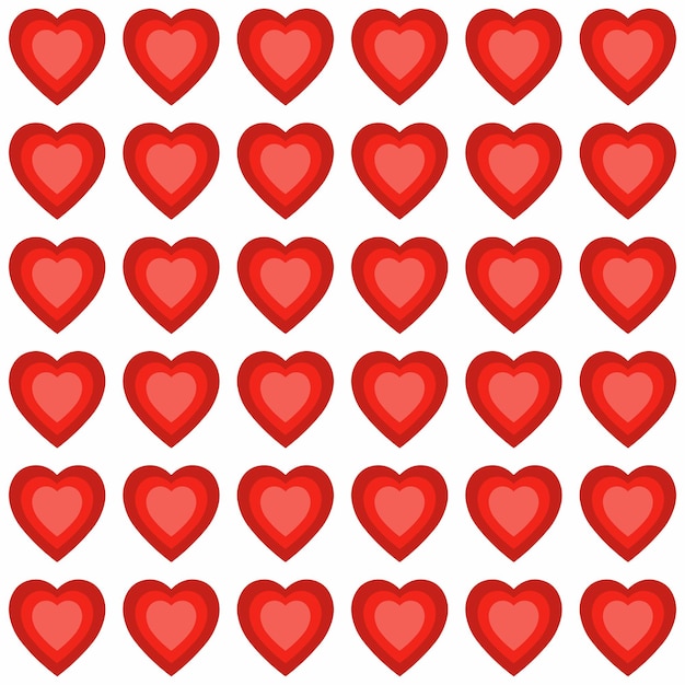 Ilustración del patrón de fondo del corazón