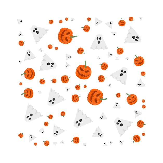 Ilustración del patrón de halloween