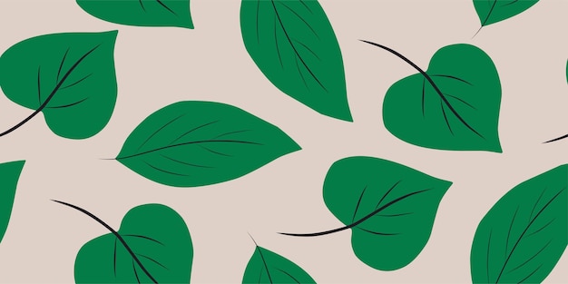 Ilustración del patrón de las hojas gráfico floral