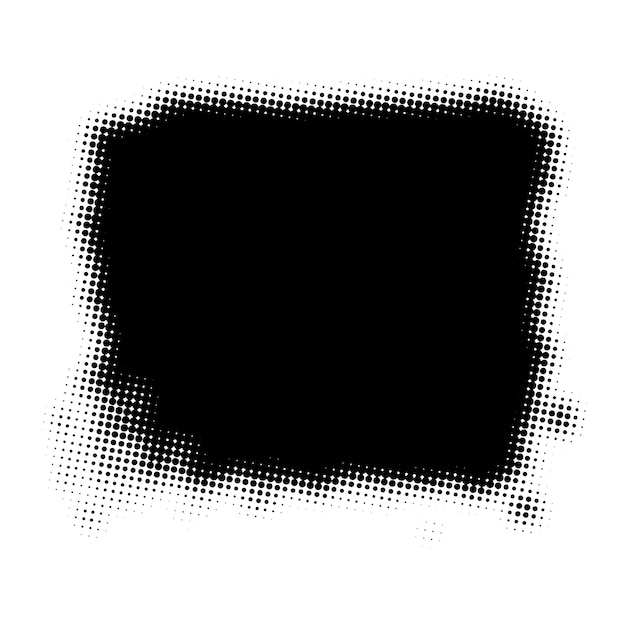 Ilustración del patrón de puntos de medio tono