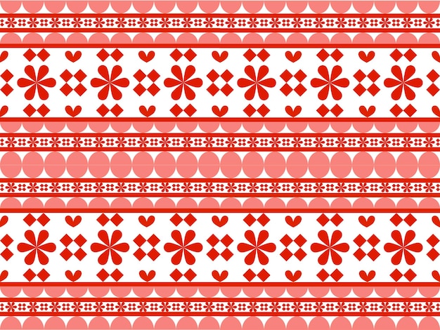 Ilustración de patrones sin fisuras de borde de impresión de patrón geométrico