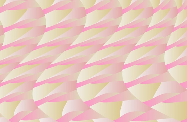 Ilustración de patrones geométricos para la decoración en fondo de color verde gradiente
