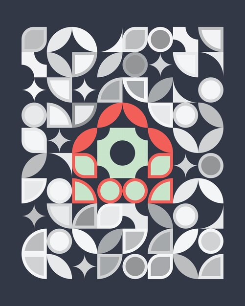 Ilustración de patrones geométricos Patrones de forma