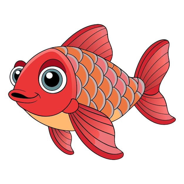 Ilustración de peces tropicales
