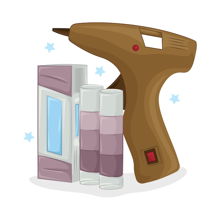 Vector ilustración del pegamento