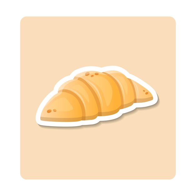 Ilustración de la pegatina del pastel de cerezas con glaseado de cereza