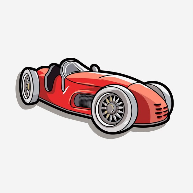 Vector ilustración pegatina restauración de automóviles y elementos de diseño de clubes de automóviles