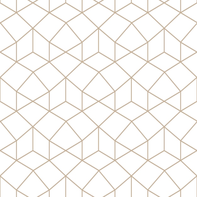 Ilustración perfecta de vector moderno patrón de oro lineal sobre un fondo blanco patrón ornamental para folletos que imprimen fondos de papel tapiz