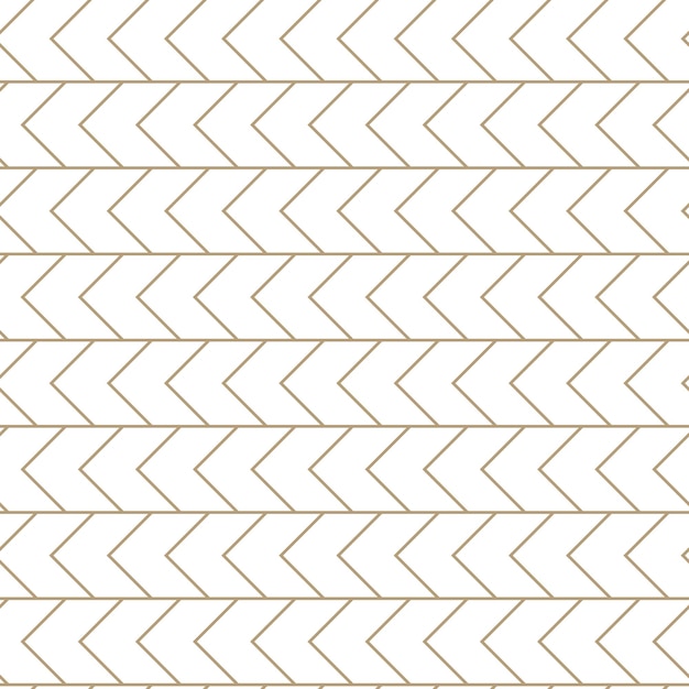 Ilustración perfecta de vector moderno patrón de oro lineal sobre un fondo blanco patrón ornamental para folletos que imprimen fondos de papel tapiz