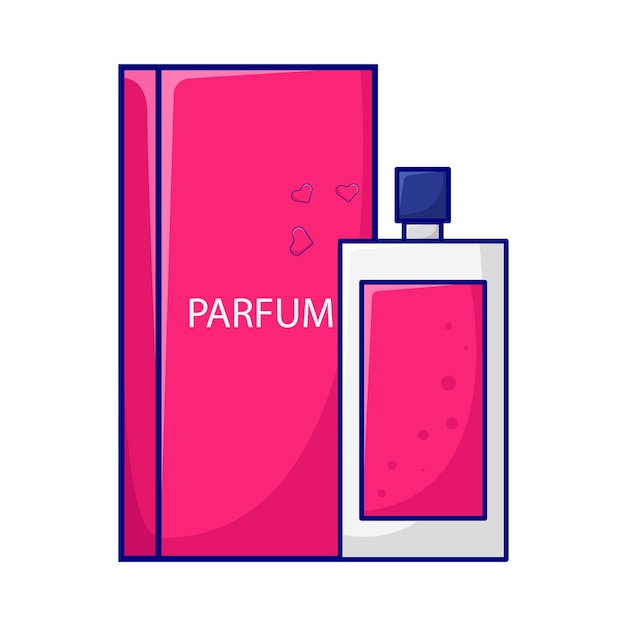 Ilustración de perfume