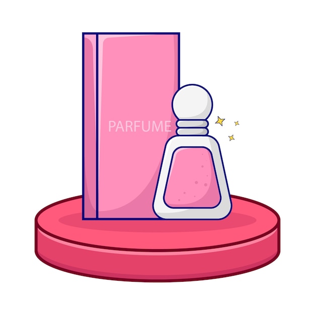 Vector ilustración de perfume