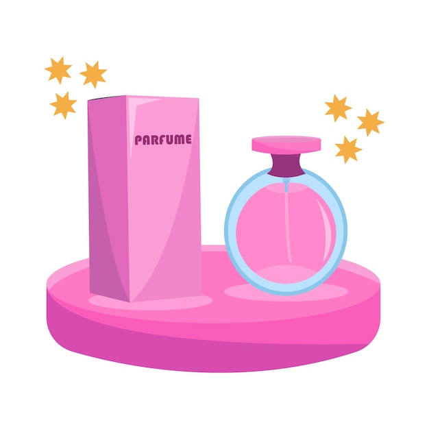 Vector ilustración de perfume