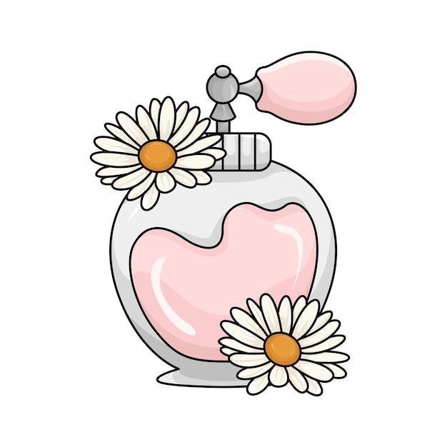 Ilustración de perfume