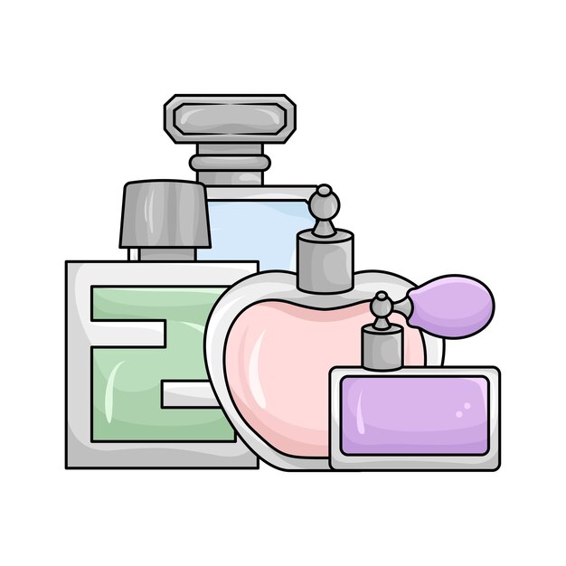 Ilustración de perfume
