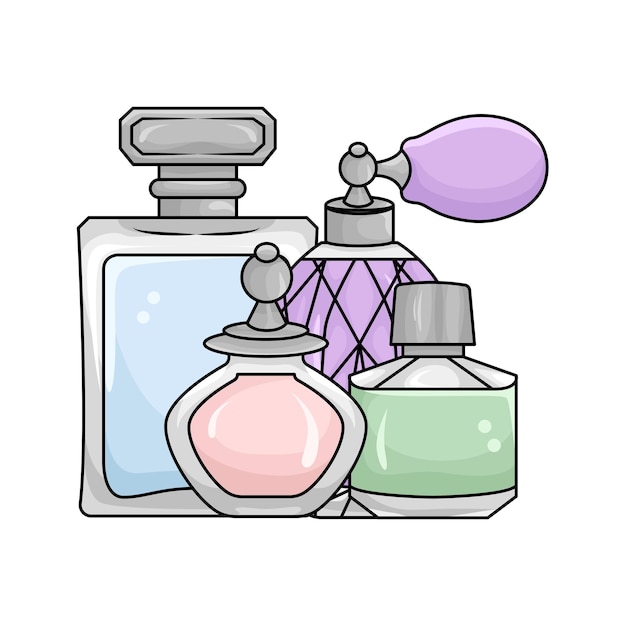 Ilustración de perfume