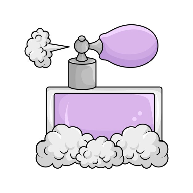Ilustración de perfume