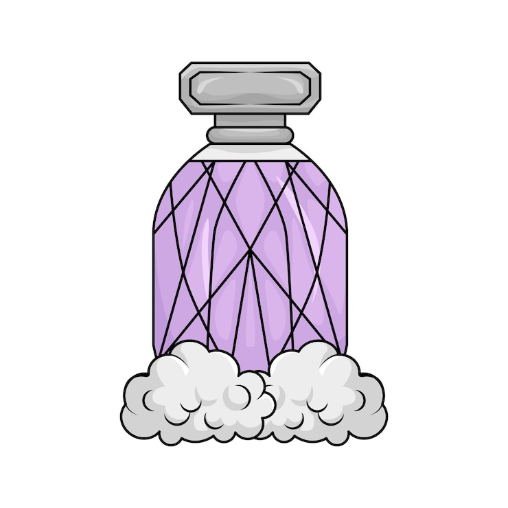 Vector ilustración de perfume