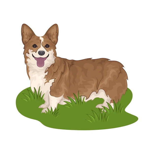 Ilustración de un perro