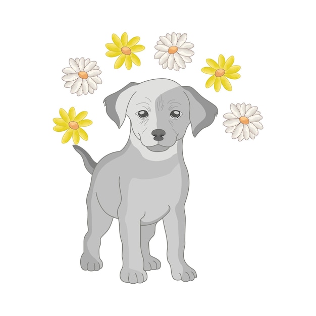Ilustración de un perro