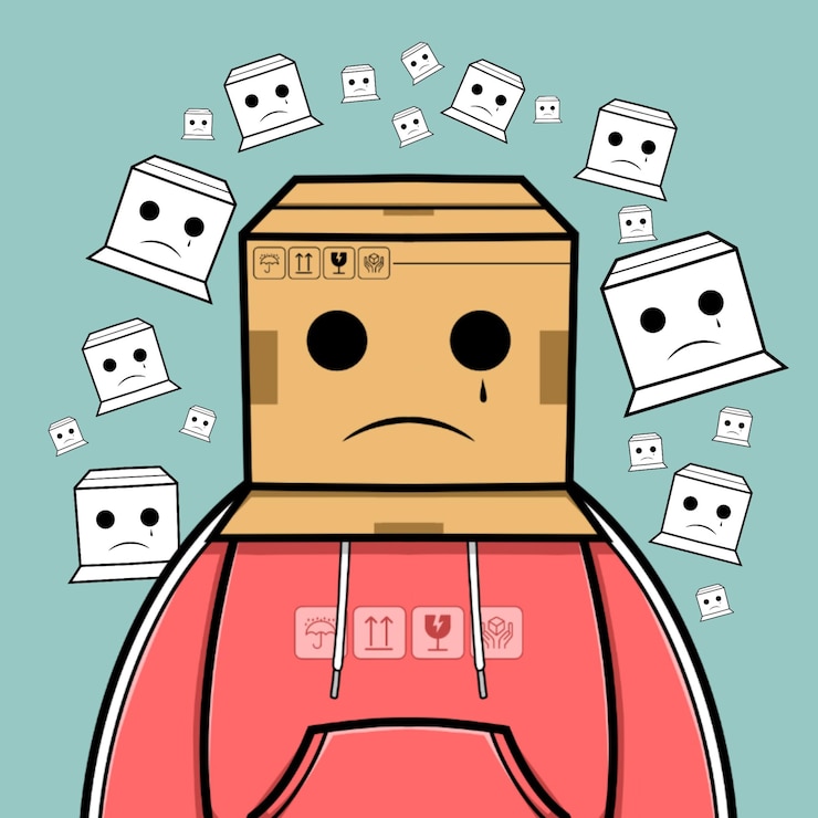 Vector ilustración de personaje de dibujos animados lindo