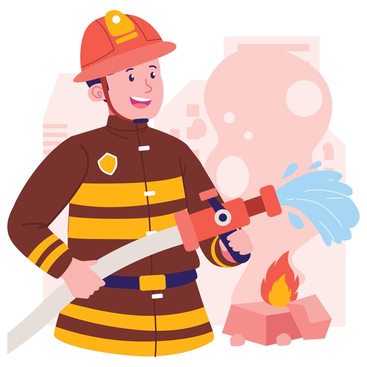 Ilustración del personaje de Firefigter