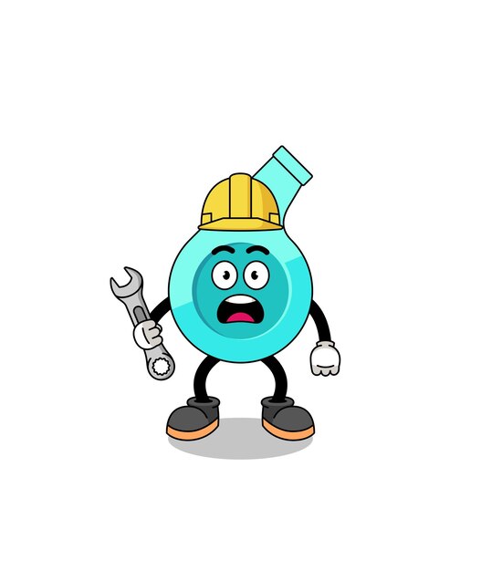 Ilustración de personaje de silbato con error 404