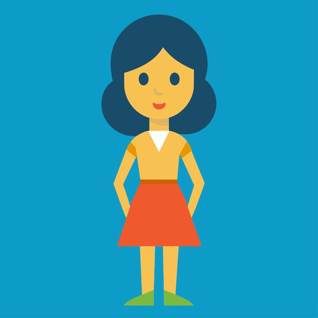 Ilustración de personajes vectoriales de acupunturista en estilo plano