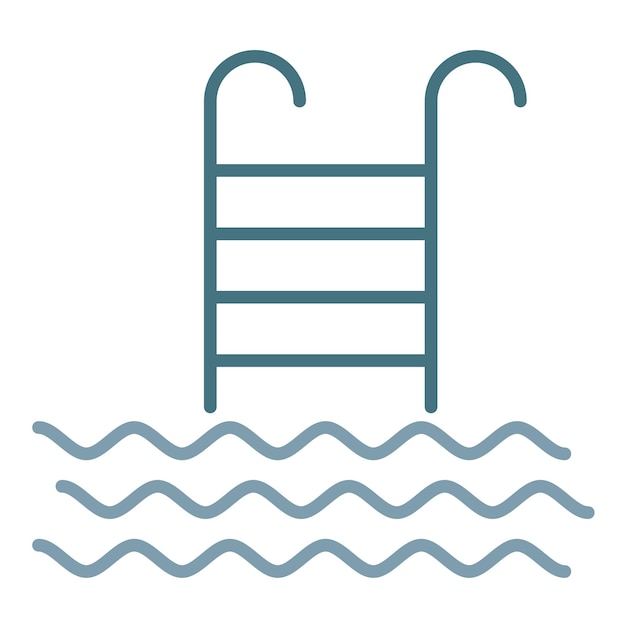 Ilustración de la piscina de masaje