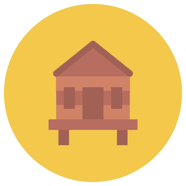 Ilustración del piso de la casa de la playa