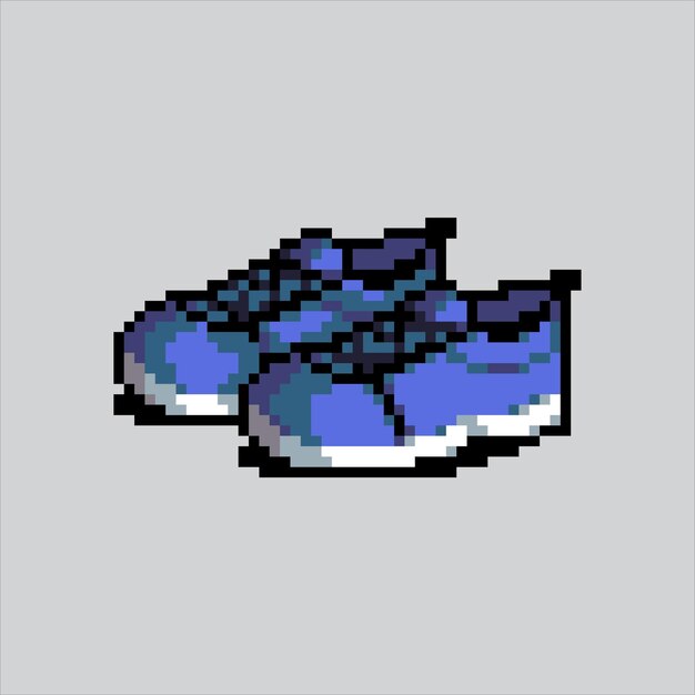Ilustración de pixel art zapatos zapatos pixelados zapatos moda pixelados para el juego de pixel art