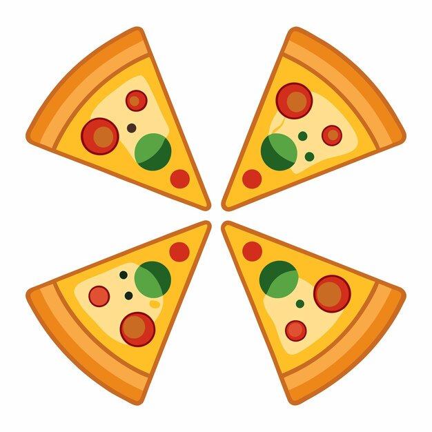 Ilustración de Pizza Slice