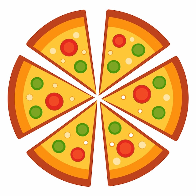 Ilustración de Pizza Slice