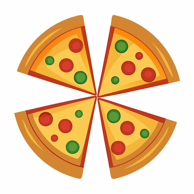 Ilustración de Pizza Slice