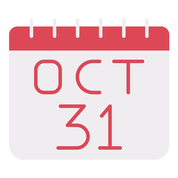 Ilustración plana del 31 de octubre