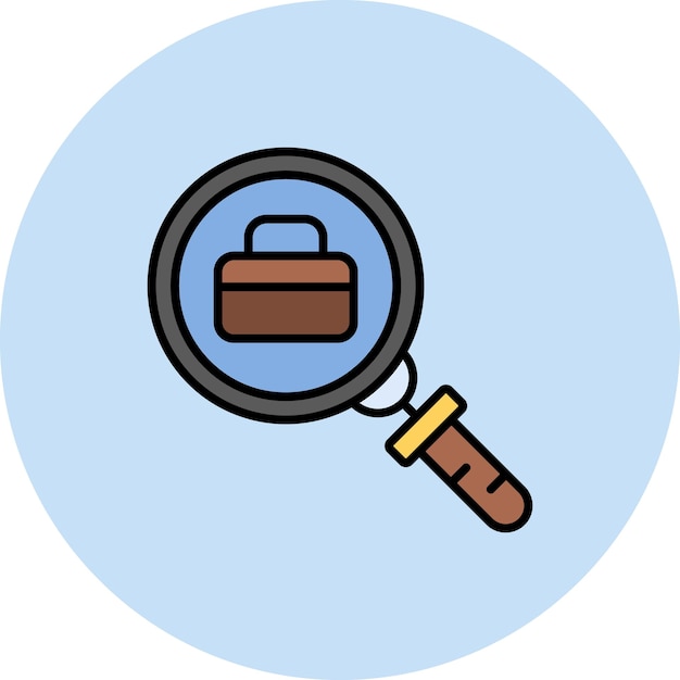 Ilustración plana de análisis de trabajo
