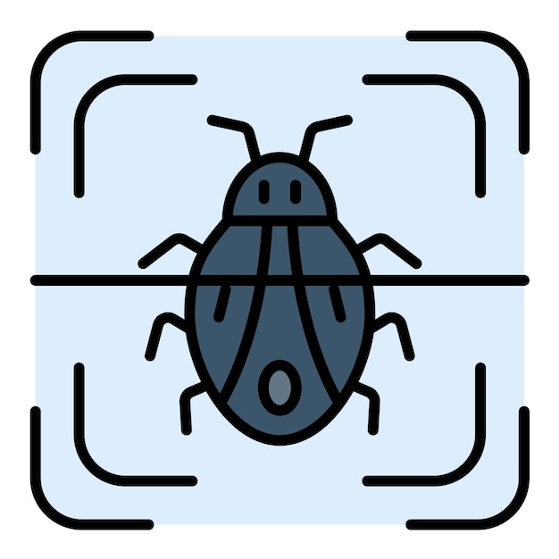 Ilustración plana de análisis de virus