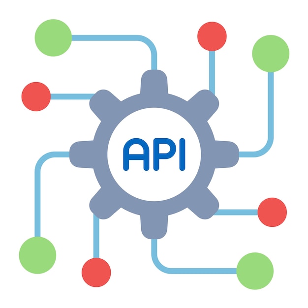 Ilustración plana API