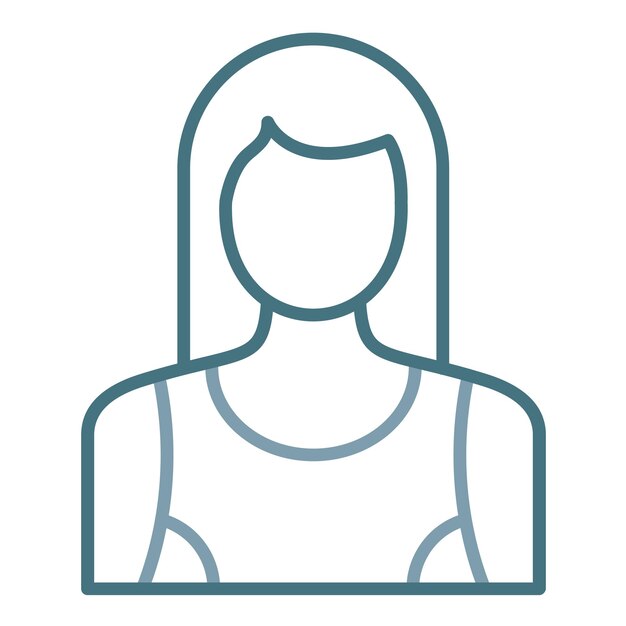 Ilustración plana de la aptitud física de la mujer