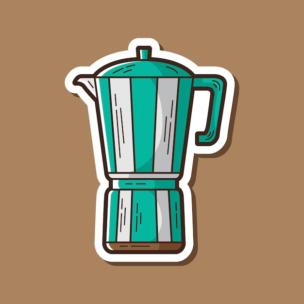 Vector ilustración plana de cafetería vectorial