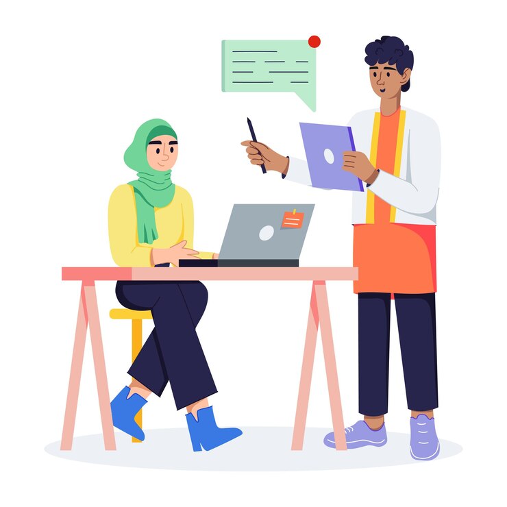 Vector ilustración plana de capacitación en diversidad fácil de editar