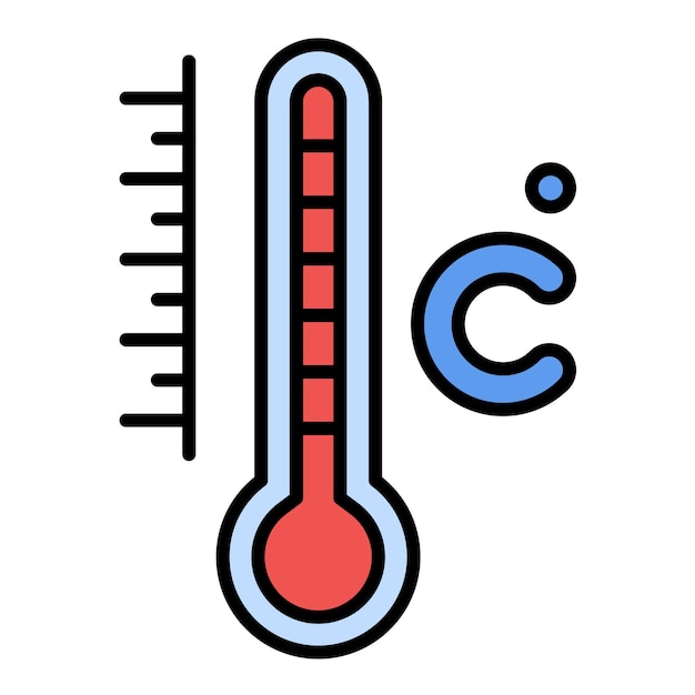Ilustración plana Celsius